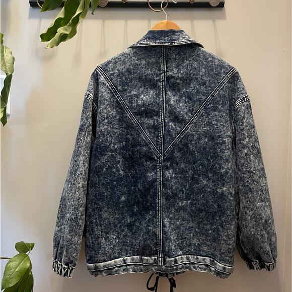 Rare Forever 21 Southwestern Aztec Denim Jacket | Vintage Wash, Oversized Medium - Picture 7 of 10